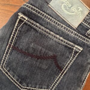 Jacob Cohen blue jeans in denim di cotone Colore blu Taglia W32
