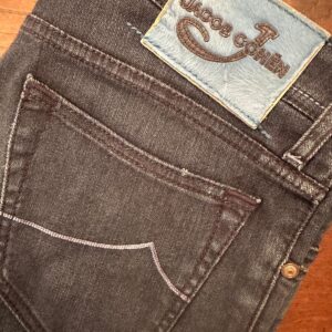 Jacob Cohen blue jeans in denim di cotone + elastan Colore blu Taglia W31