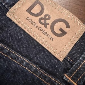 Dolce & Gabbana, blue jeans in denim di cotone Colore blu Taglia W34