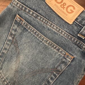 Dolce & Gabbana blue jeans in denim di cotone  Colore blu Taglia W34