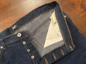 Dolce e Gabbana, blue jeans in denim di cotone Colore blu Taglia W38 - immagine 3