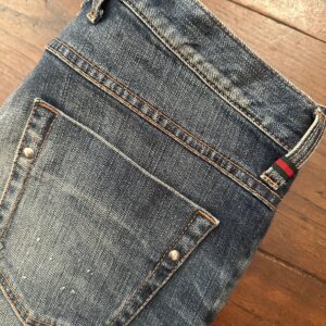 Gucci, blue jeans in denim di cotone Colore blu Taglia 46 IT