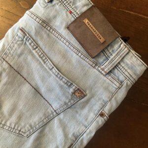 Tramarossa, blue jeans in denim di cotone+elastan Colore azzurro Taglia W34