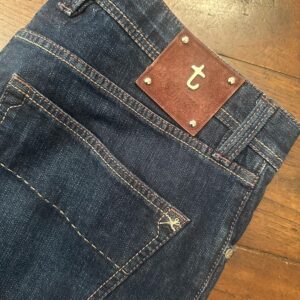 Tramarossa, blue jeans in denim di cotone + elastan Colore blu Taglia W36