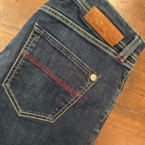 Tramarossa, blue jeans in denim di cotone + elastan Colore blu Taglia W35