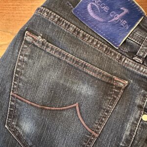 Jacob Cohen blue jeans in denim di cotone + elastan Colore blu Taglia W33