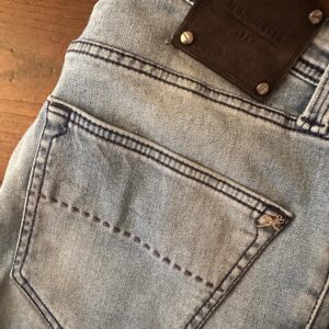 Tramarossa, blue jeans in denim di cotone+elastan Colore azzurro Taglia W34