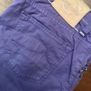 Jacob Cohen pantaloni in cotone + elastan Colore viola Taglia W33