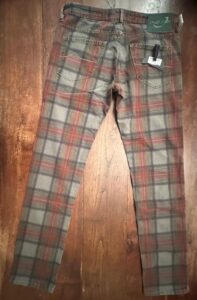 Jacob Cohen Academy pantaloni in cotone+elastan Tartan a fondo verde/bordeaux Taglia W33 - immagine 7