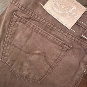 Jacob Cohen pantaloni in puro cotone Colore tabacco Taglia W33