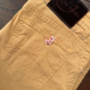Jacob Cohen pantaloni in cotone+elastan  Colore giallo Taglia W33