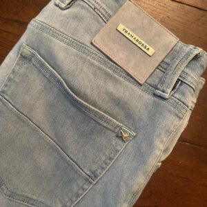 Tramarossa, blue jeans in denim di cotone+elastan Colore azzurro Taglia W33