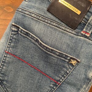 Tramarossa, blue jeans in denoim di cotone + elastan Colore blu Taglia W33