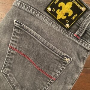 Tramarossa, blue jeans in denim di cotone + elastan Colore grigio Taglia W33