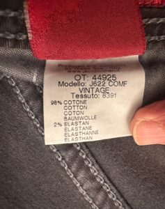 Jacob Cohen pantaloni in caldo cotone+elastan Tartan a fondo grigio Taglia W36 - immagine 8