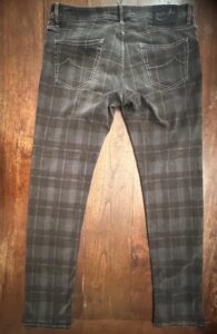 Jacob Cohen pantaloni in caldo cotone+elastan Tartan a fondo grigio Taglia W36 - immagine 6