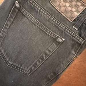 Gucci, jeans in denim di cotone Colore nero Taglia 48 IT