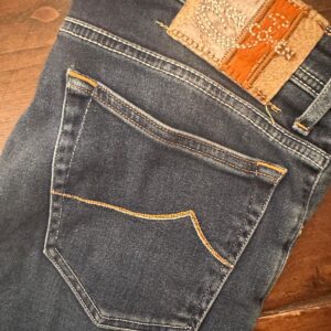 Jacob Cohen, blue jeans in denim di cotone+elastan Colore blu délavé Taglia W33