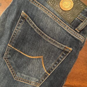 Jacob Cohen, blue jeans in denim di cotone+elastan Colore blu Taglia W32