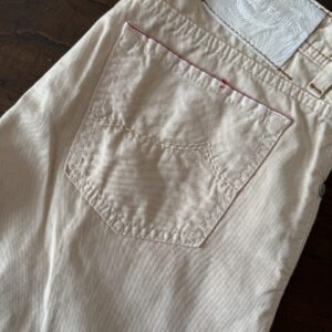 Jacob Cohen, pantaloni in cotone Colore ecru Taglia W34 - Nuovi !!