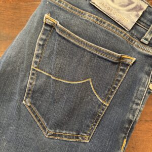 Jacob Cohen, blue jeans in denim di cotone+elastan Colore blu Taglia W36
