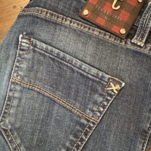 Tramarossa, blue jeans in denim di cotone+elastan Colore blu Taglia W34
