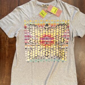 ETRO Milano, t-shirt in puro cotone con stampa Colore grigio Taglia XXL - Nuova !!