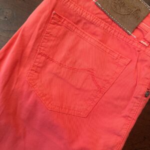 Jacob Cohen pantaloni in cotone+elastan Colore corallo Taglia W34