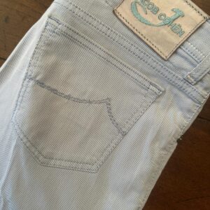 Jacob Cohen pantaloni in cotone+elastan A righe Taglia W34