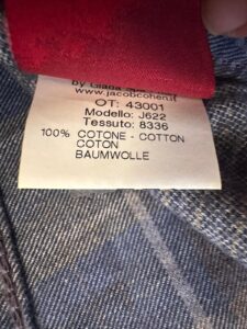 Jacob Cohen pantaloni in caldo cotone Tartan a fondo azzurro/marrone W34 - immagine 8