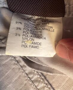 Jacob Cohen pantaloni in cotone+elastan A righe sottili beige Taglia W34 - immagine 8