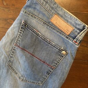 Tramarossa, blue jeans in denim di cotone + elastan Colore blu Taglia W33