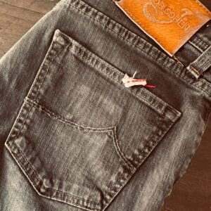 Jacob Cohen jeans in denim di cotone + elastan Colore marrone Taglia W33