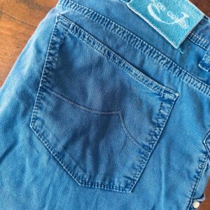 Jacob Cohen Academy, pantaloni in cotone+elastan Colore blu Taglia W38