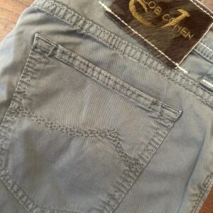 Jacob Cohen, pantaloni in cotone+elastan Colore verde militare Taglia W34