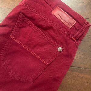 Tramarossa, pantaloni in caldo cotone+elastan Colore bordeaux Taglia W34