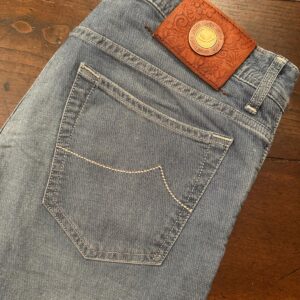 Jacob Cohen, blue jeans in denim di cotone+elastan Colore azzurro Taglia W33
