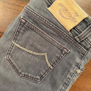 Jacob Cohen, blue jeans in denim di cotone+elastan  Colore grigio Taglia W33