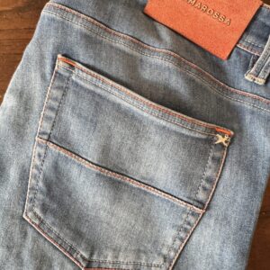 Tramarossa jeans in denim di cotone + elastan Colore azzurro délavé Taglia W34