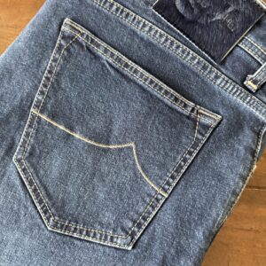 Jacob Cohen, blue jeans in denim di cotone+elastan Colore blu Taglia W40