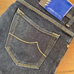 Jacob Cohen blue jeans in denim di cotone Colore denim blu Taglia W35