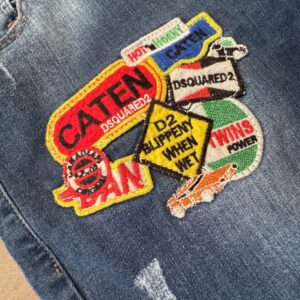Dsquared2, blue jeans in denim di cotone+elastan Colore blu Taglia 36 IT