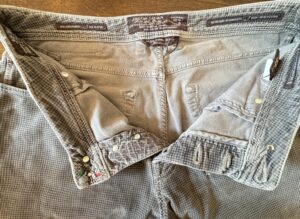 Jacob Cohen pantalone in caldo cotone+elastan Fantasia blu/grigio Taglia W37 - immagine 5