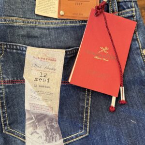 Tramarossa, blue jeans in denim di cotone+elastan Colore blu Taglia W42 - Nuovi !