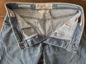 Jacob Cohen jeans in denim di cotone+elastan Gessato blu Taglia W34 - immagine 6