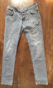 Jacob Cohen jeans in denim di cotone+elastan Gessato blu Taglia W34 - immagine 10