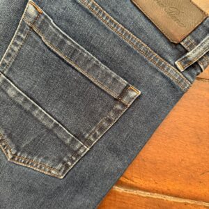 Loro Piana, blue jeans in denim di cotone+elastan Colore blu Taglia W35