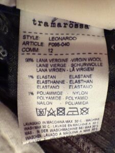 Tramarossa pantalone in lana+elastan A quadri su fondo marrone Taglia W33 - immagine 9