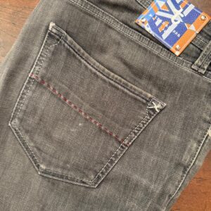 Tramarossa jeans in denim di cotone + elastan Colore grigio délavé Taglia W38