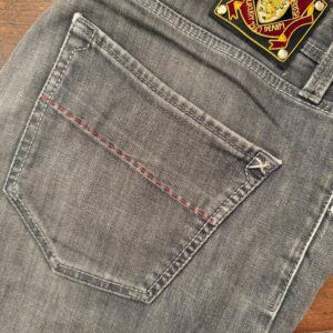 Tramarossa jeans in denim di cotone + elastan Colore grigio délavé Taglia W38